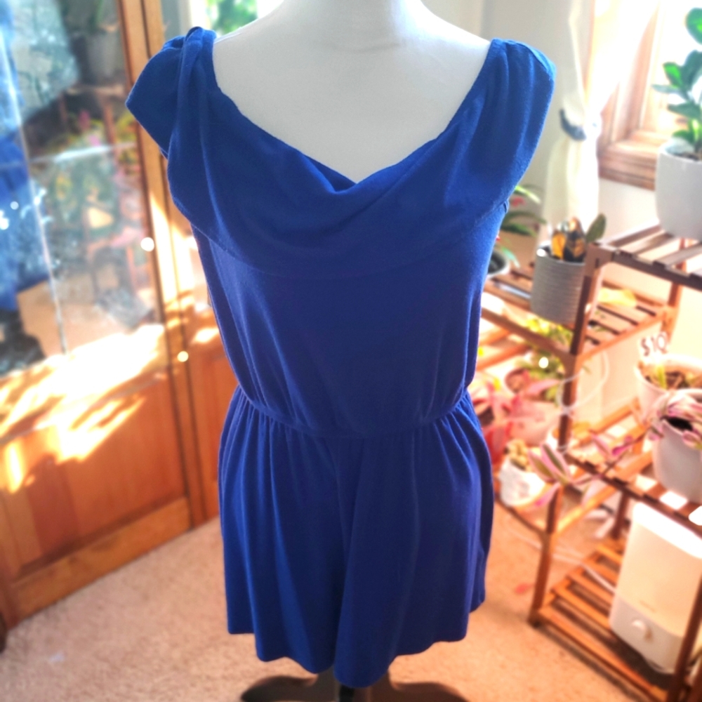 Large blue one clothing romper